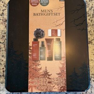Men’s Bath Gift Set - Mahogany Teakwood & Whiskey Scents